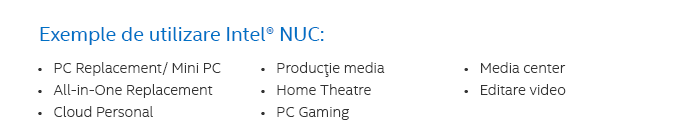 Intel NUC, un calculator mic, rapid si comod