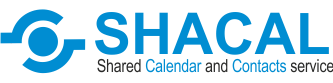 shared calendar and contacts server